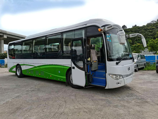 الحافلة الكهربائية Kinglong 6110 حافلة مستعملة مع 49 مقعدًا حافلة ركاب سياحية فاخرة لأفريقيا في حالة جيدة