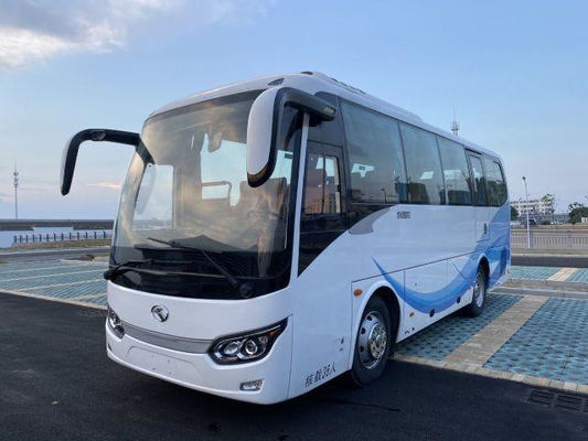 مستعملة Kinglong حافلة سياحية مستعملة 36 مقعدًا يدويًا للحافلات ذات المقود الأيسر العلامة التجارية XMQ6829