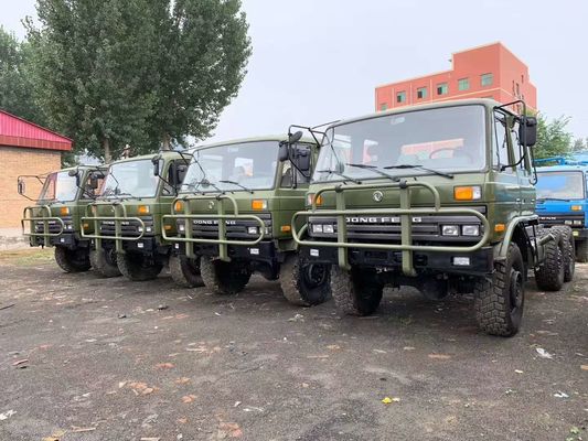 4x4 شاحنة على الطرق الوعرة هيكل Dongfeng 6x6 Desert Truck Camper Truck هيكل السيارة العسكرية