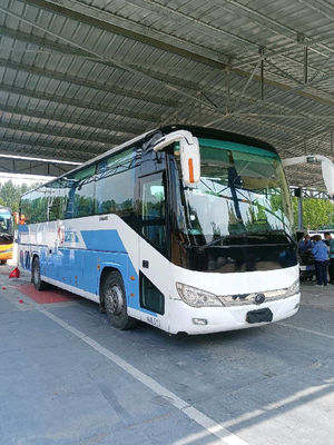 2015 سنة 51 مقعدًا أبواب مزدوجة Zk6119 تستخدم حافلات Yutong مع مقعد جديد بطول 40000 كيلومتر