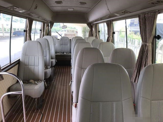 2010 سنة 20 مقعدًا تستخدم Coaster Bus 2TR محرك بنزين تستخدم حافلة صغيرة Toyota Coaster Bus Left Hand Steering