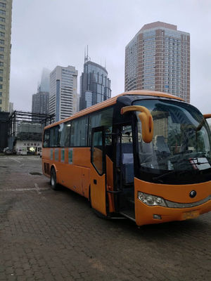 2011 سنة 43 مقاعد LHD التوجيه مستعملة حافلة Yutong ZK6107 حافلة مستعملة 100 كم / ساعة