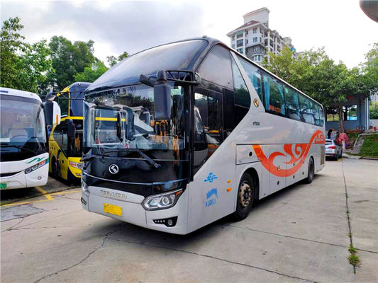 حافلة صغيرة مستعملة Kinglong Coach XMQ6125 حافلة صغيرة 51 مقعدًا ملحقات حافلة المحرك الخلفي Weichai مع Yutong Higer