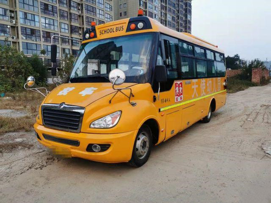 حافلة مدرسية مستعملة Dongfeng EQ6750 To-Yota Coaster 2018 30 Seater Bus Coach Bus تستخدم 44 مقعدًا