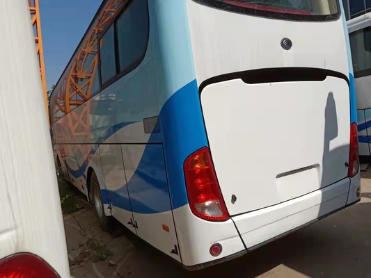 46 مقعدًا تستخدم Yutong ZK6110 Bus حافلة سياحية مستعملة 2014 سنة 100 كم / ساعة توجيه حافلة ركاب LHD