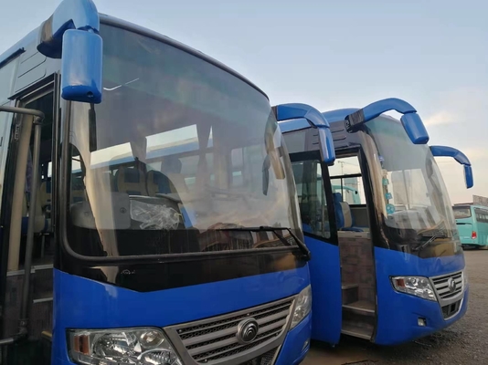 52 مقعدًا 2014 سنة مستعملة حافلة Yutong ZK6112D محرك أمامي RHD سائق الحافلة المستعملة