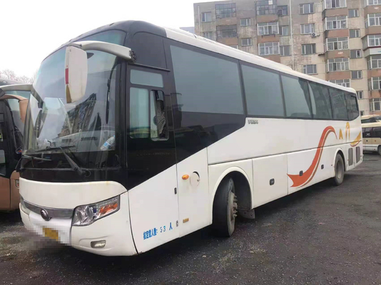 تستخدم Yutong ZK6127 Passenger Coach Bus 206kw 100km / H الخلفي محرك اليد اليسرى