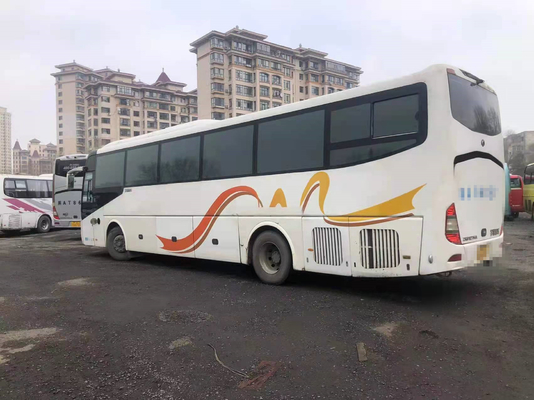 تستخدم Yutong ZK6127 Passenger Coach Bus 206kw 100km / H الخلفي محرك اليد اليسرى