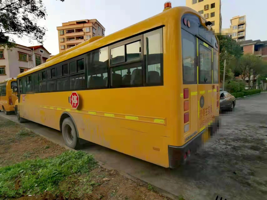 46 مقعدًا تستخدم Yutong School Bus ZK6119D Diesel Front Engine LHD Steering