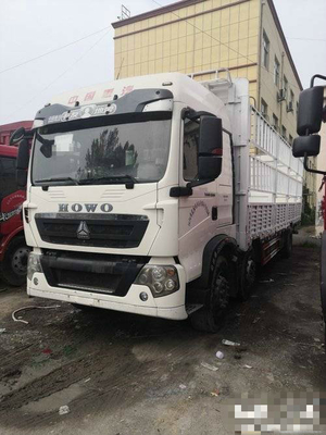 Howo Cargo Used Dump Truck 6 * 2 Warehouse Grid 420hp LHD