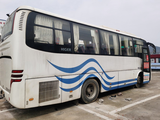 حافلة 35 راكبًا Higer حافلات مستعملة في الصين KLQ6856 Yuchai Diesel Bus