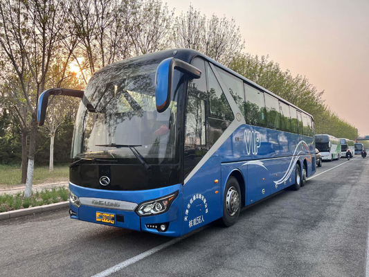 Kinglong Bus New XMQ6135 باصات حافلات مستعملة 56 مقعدًا LHD Front Engine Double Axe