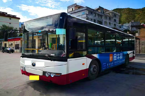 32/92 مقعدًا تستخدم Yutong Bus Zk6105 حافلة المدينة المستخدمة في النقل العام لمحرك الديزل