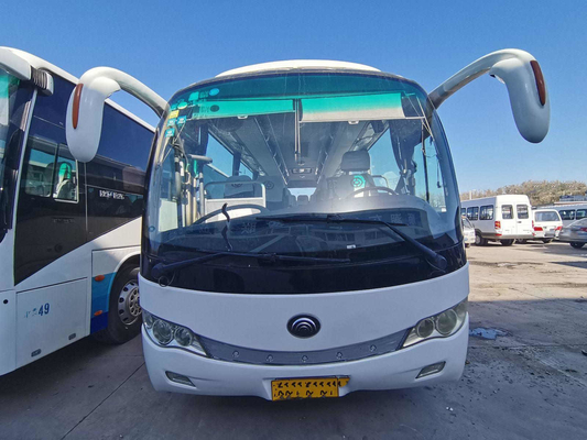 39 مقعدًا باصات حافلات مستعملة LHD Rear Engine ZK6879 حافلات مستعملة في البرازيل Yutong