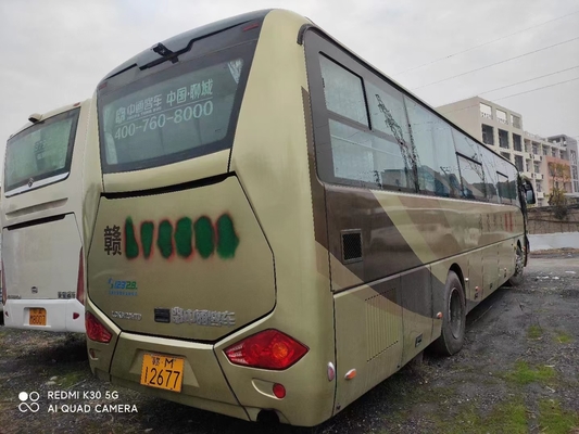 2015 سنة 55 مقعد تستخدم Zhongtong Bus ZLCK6120 حافلة مستعملة 199kw مع LHD للركاب