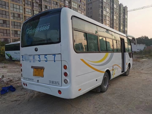 2015 سنة 29 مقاعد تستخدم Yutong Coach Bus ZK6729 للسياحة Tansportation