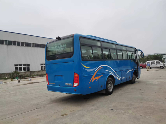 34 Passenger Mini Bus محرك أمامي يستخدم الحافلة السياحية Yutong Left Steering ZK6842d