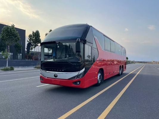 جودة  Luxury Bus Coach Yutong 56 Seats Model ZK6137 Double Rear Axle 2021 Year Airbag Suspension مصنع