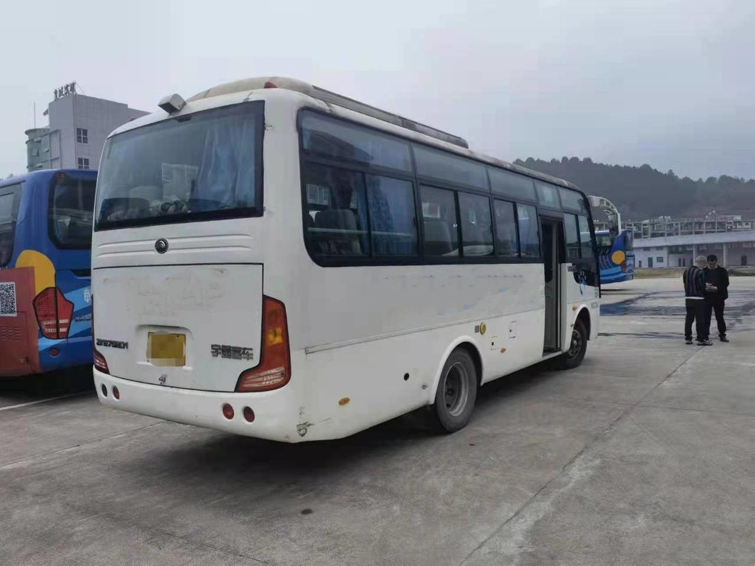 ZK6752D1 تستخدم ميني Yutong Front Engine Coach Bus 30 Seat Right Hand Driver Passenger Bus