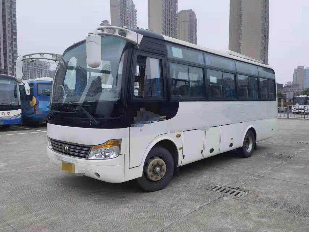 ZK6752D1 تستخدم ميني Yutong Front Engine Coach Bus 30 Seat Right Hand Driver Passenger Bus