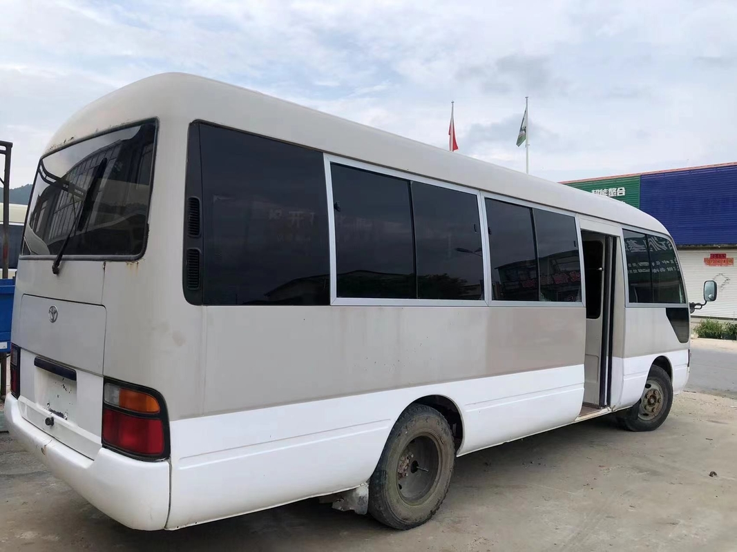 محرك اليد اليسرى يستخدم Toyota Coaster Bus Front Engine 30 Seat Bus for Business