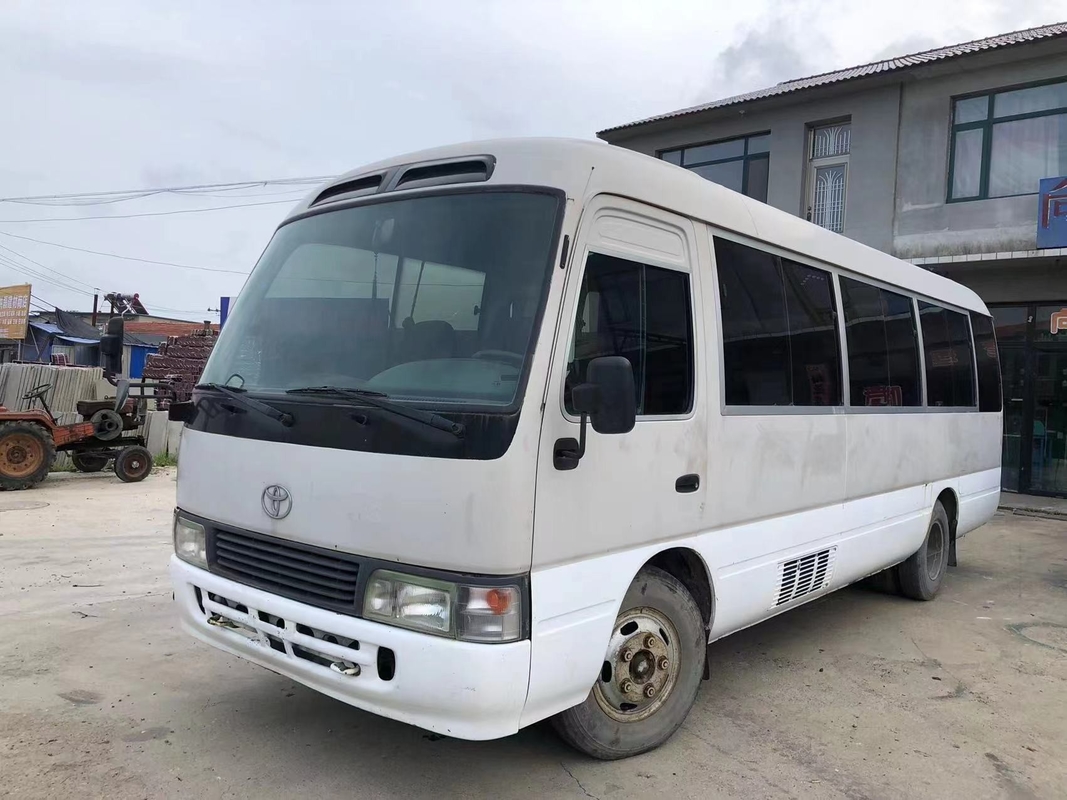 محرك اليد اليسرى يستخدم Toyota Coaster Bus Front Engine 30 Seat Bus for Business
