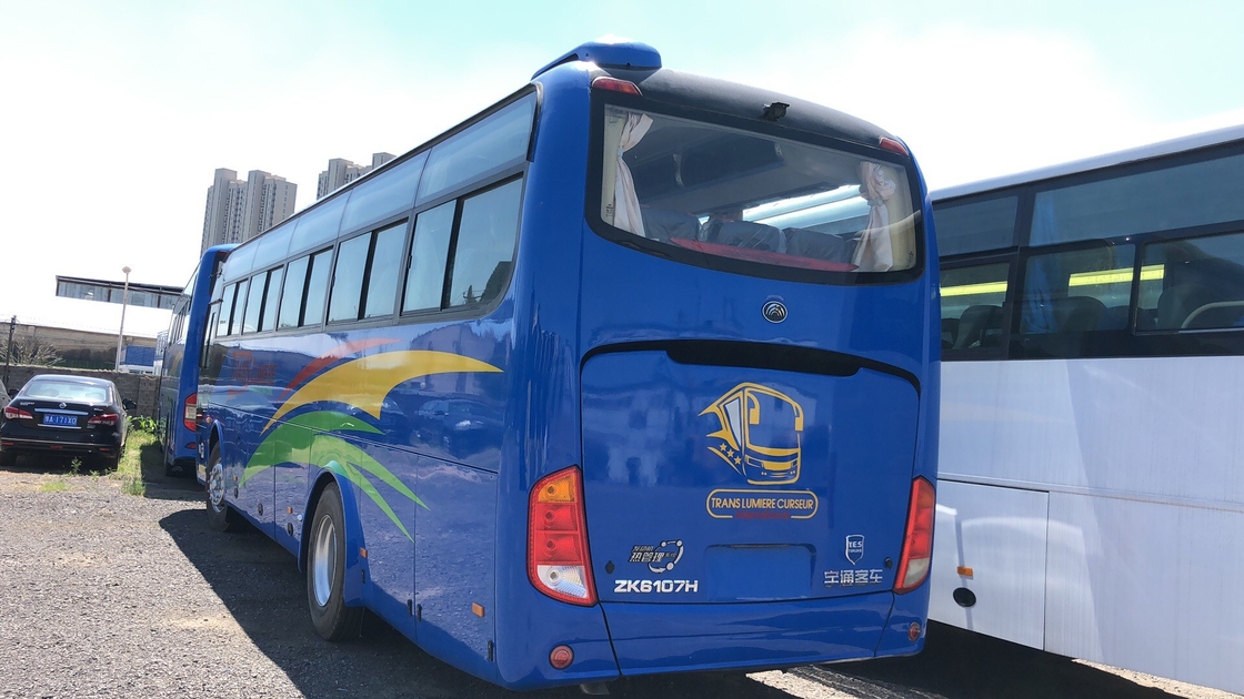 Raer Engine Rhd تستخدم حافلات Yutong ZK6107H Coach ببابين للمركبة الفاخرة 47 مقعدًا