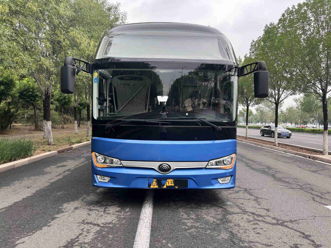 الحافلة ذات الطابقين لمشاهدة معالم المدينة Yutong ZK6148 الحافلة الخلفية 56 مقعدًا لسائق اليد اليسرى