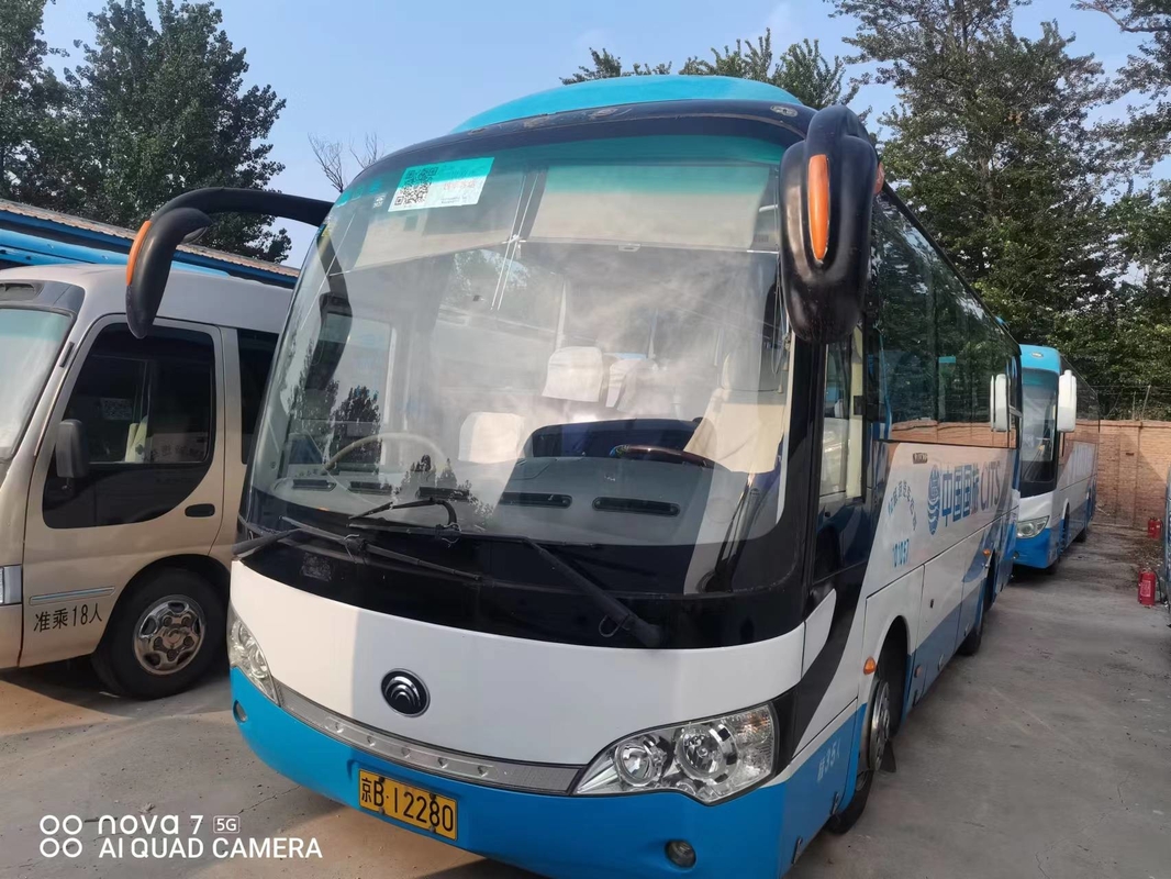35 مقعدًا تستخدم محركات الديزل Yutong Bus ZK6858 Mini RHD للنقل