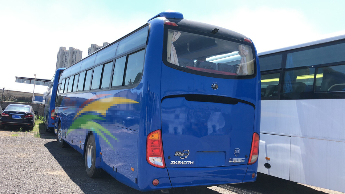 2015 سنة 47 مقعدًا تستخدم حافلة Yutong ZK6107 الباص مع مقعد جديد لتوجيه LHD