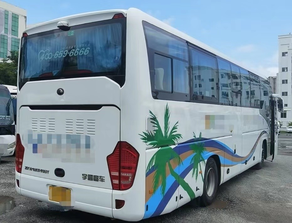 2019 سنة 50 مقاعد مستعملة Yutong Bus Zk6120 Coach Weichai Engine Euro V الانبعاثات Lhd التوجيه