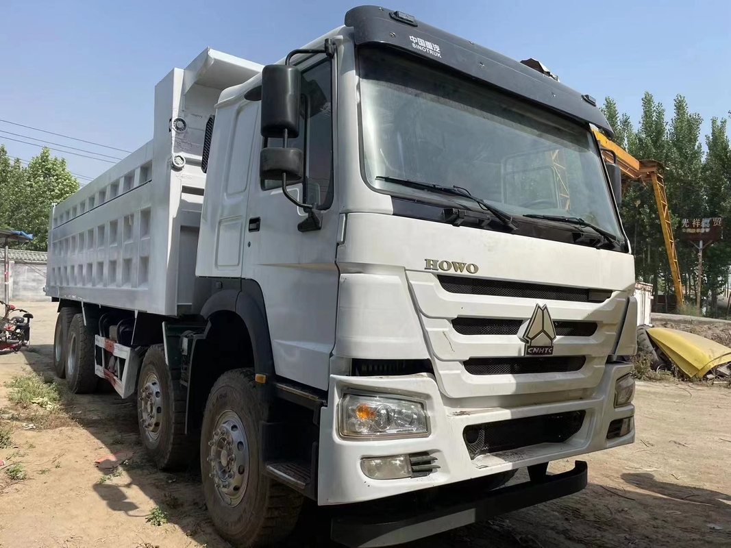 8 * 4 مستعملة شاحنة قلابة 40 طن Mitsubishi Fuso 12 Wheels مستعمل شاحنة 380HP