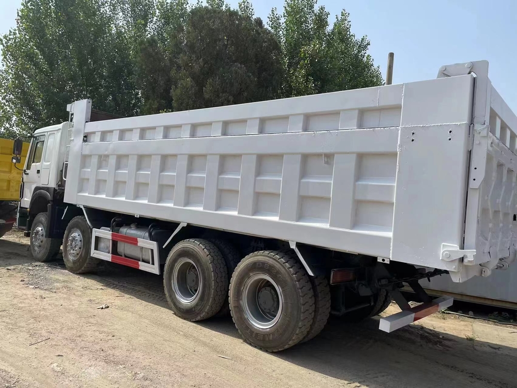 8 * 4 مستعملة شاحنة قلابة 40 طن Mitsubishi Fuso 12 Wheels مستعمل شاحنة 380HP