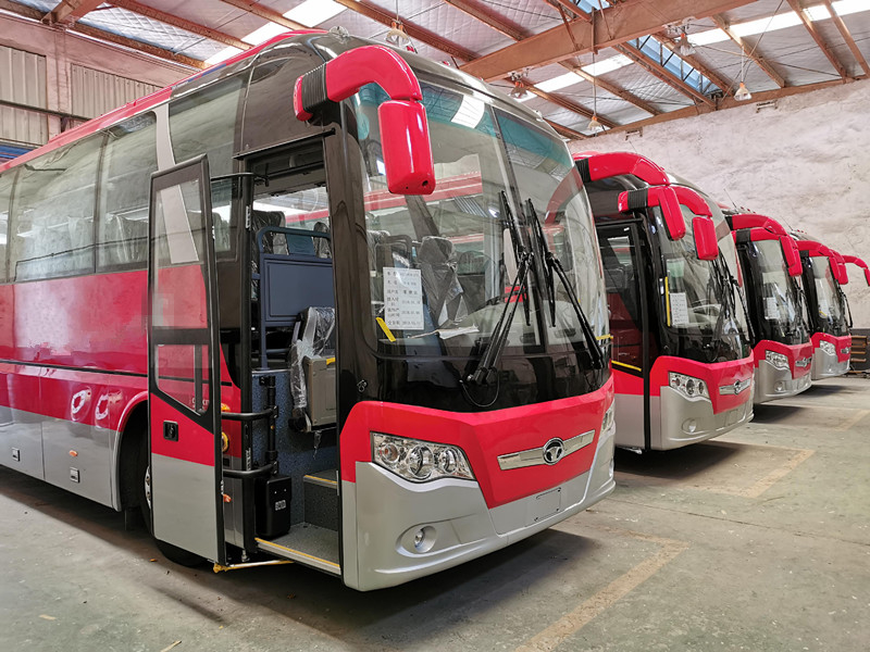 2019 سنة 49 مقعدًا جديد DAEWOO Bus GDW6117HKD Coach Bus LHD في حالة جيدة