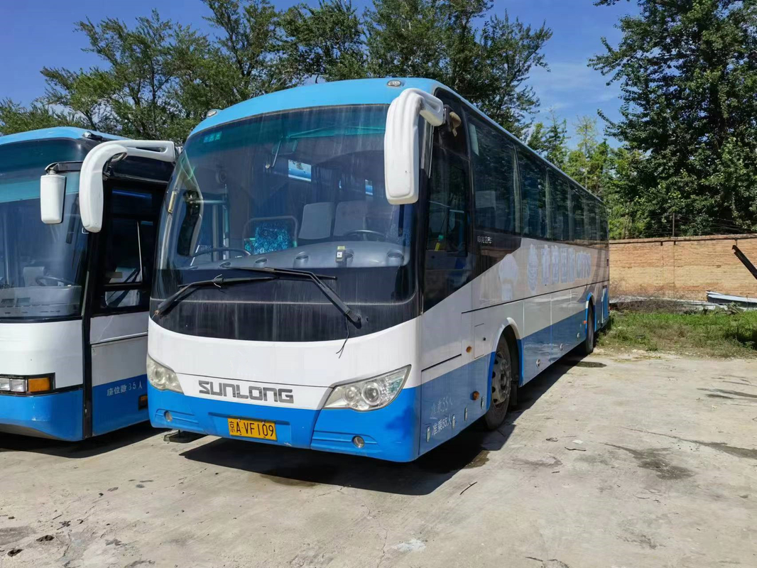 2013 سنة 55 مقعدًا تستخدم Sunlong Bus SLK6122 Coach Bus LHD Steering في حالة جيدة