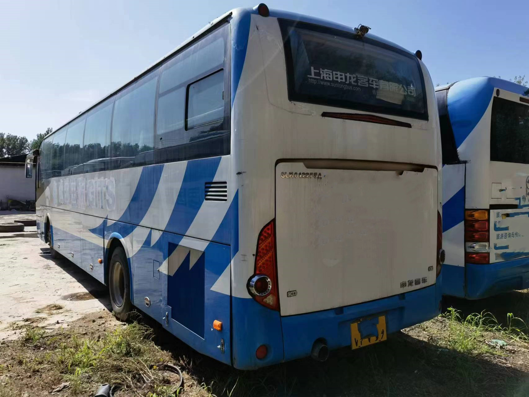 المحرك الخلفي Sunlong المستخدمة في الباص LHD SLK6122 Air Bag Suspension 55seats High Chaسيه