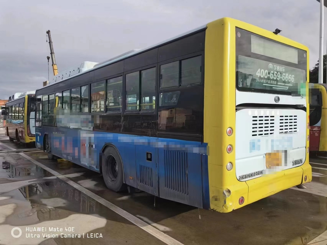 2014 سنة 26/82 مقاعد تستخدم Yutong City Bus Zk6105 للنقل العام بمحرك ديزل