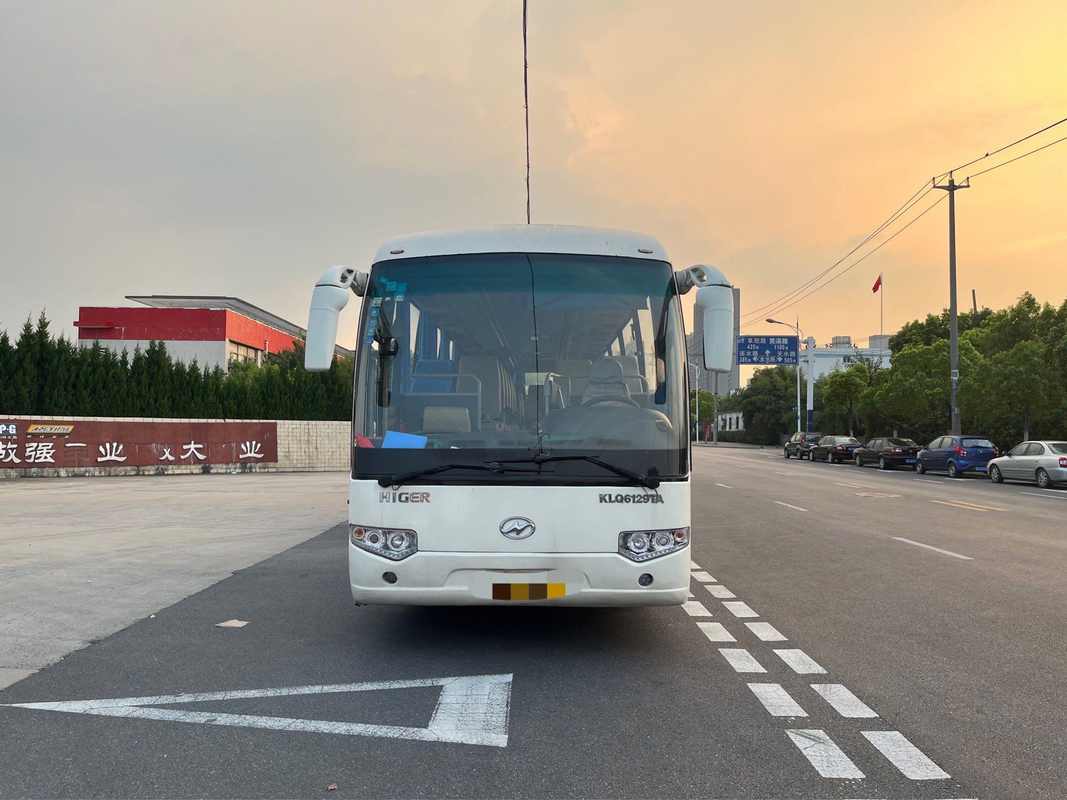 التعليق الهوائي Higer Brand تستخدم Coach Bus 53 Seater Double Doors Wp.7 محرك ديزل KLQ6129