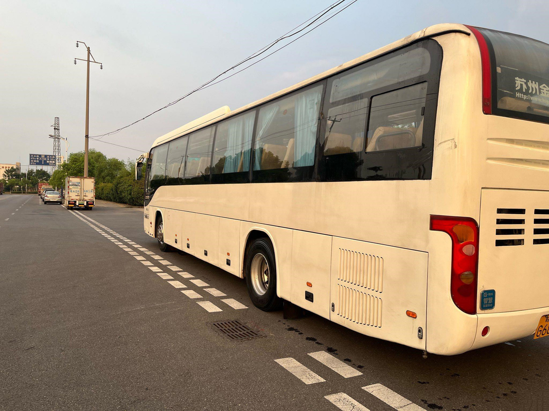 التعليق الهوائي Higer Brand تستخدم Coach Bus 53 Seater Double Doors Wp.7 محرك ديزل KLQ6129
