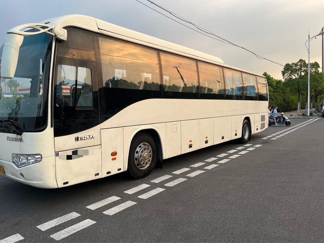 التعليق الهوائي Higer Brand تستخدم Coach Bus 53 Seater Double Doors Wp.7 محرك ديزل KLQ6129