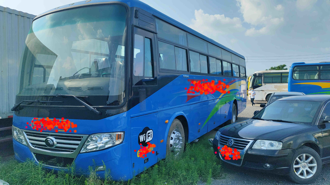 محرك أمامي للحافلة Yutong Brand Right Hand Drive 53seats WIFI System ZK6112D Condition