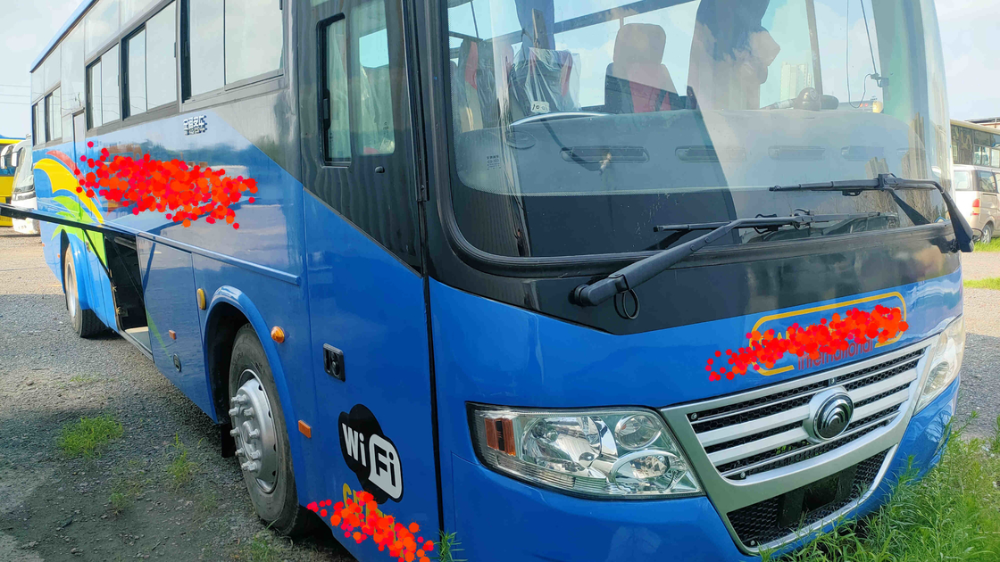 محرك أمامي للحافلة Yutong Brand Right Hand Drive 53seats WIFI System ZK6112D Condition