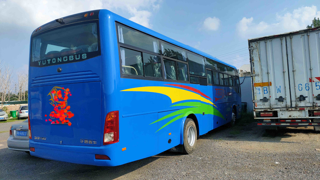 محرك أمامي للحافلة Yutong Brand Right Hand Drive 53seats WIFI System ZK6112D Condition
