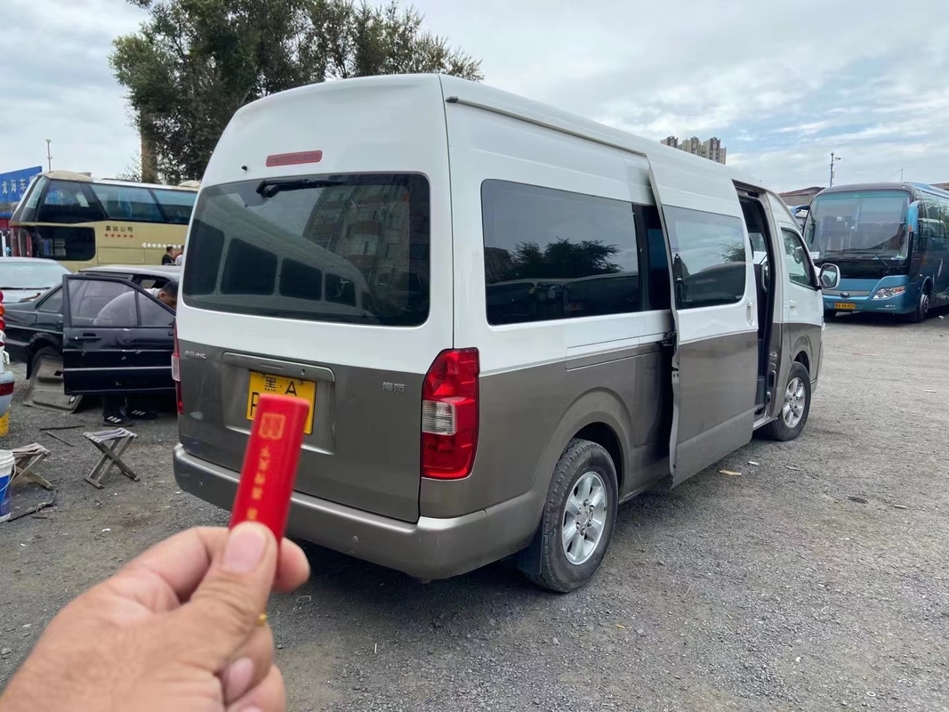 2016 سنة 18 مقاعد مستعملة ميني باص بنزين JINBEI Hiace 3TZ Engine No Accident In Good Condition