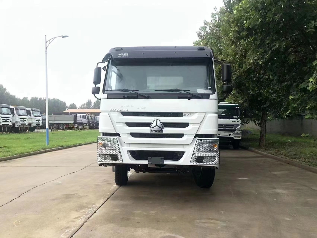 371 / 375hp مستعملة تفريغ شاحنة قلابة التوجيه الأيسر في المخزون Euro II WD615.47 Engine