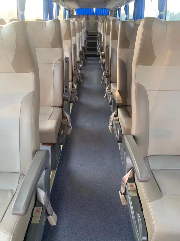 2014 سنة 50 مقاعد تستخدم ZHONGTONG Coach Bus LCK6125 مع مكيف الهواء للتنقل