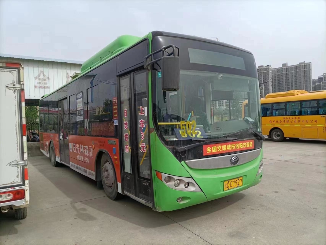 2014 سنة 36 مقعدًا تستخدم Yutong City Bus Zk6105 مع الوقود الكهربائي CNG للنقل العام