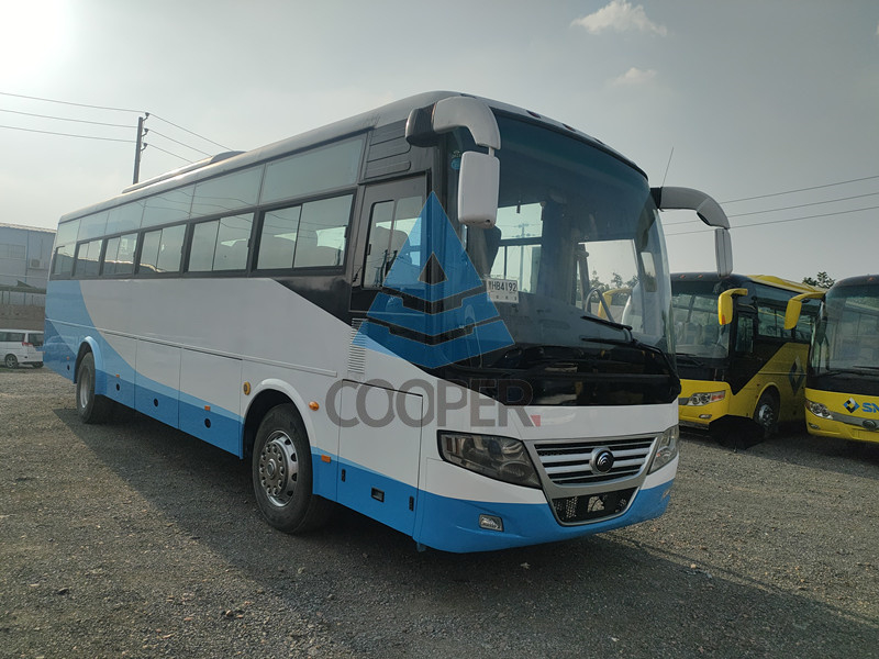 2014 سنة 53 مقعد Yutong حافلة مستعملة ZK6112D RHD Steering New Seat Air Conditioner