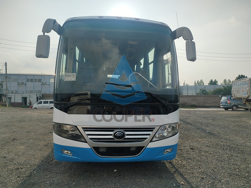 2014 سنة 53 مقعد Yutong حافلة مستعملة ZK6112D RHD Steering New Seat Air Conditioner