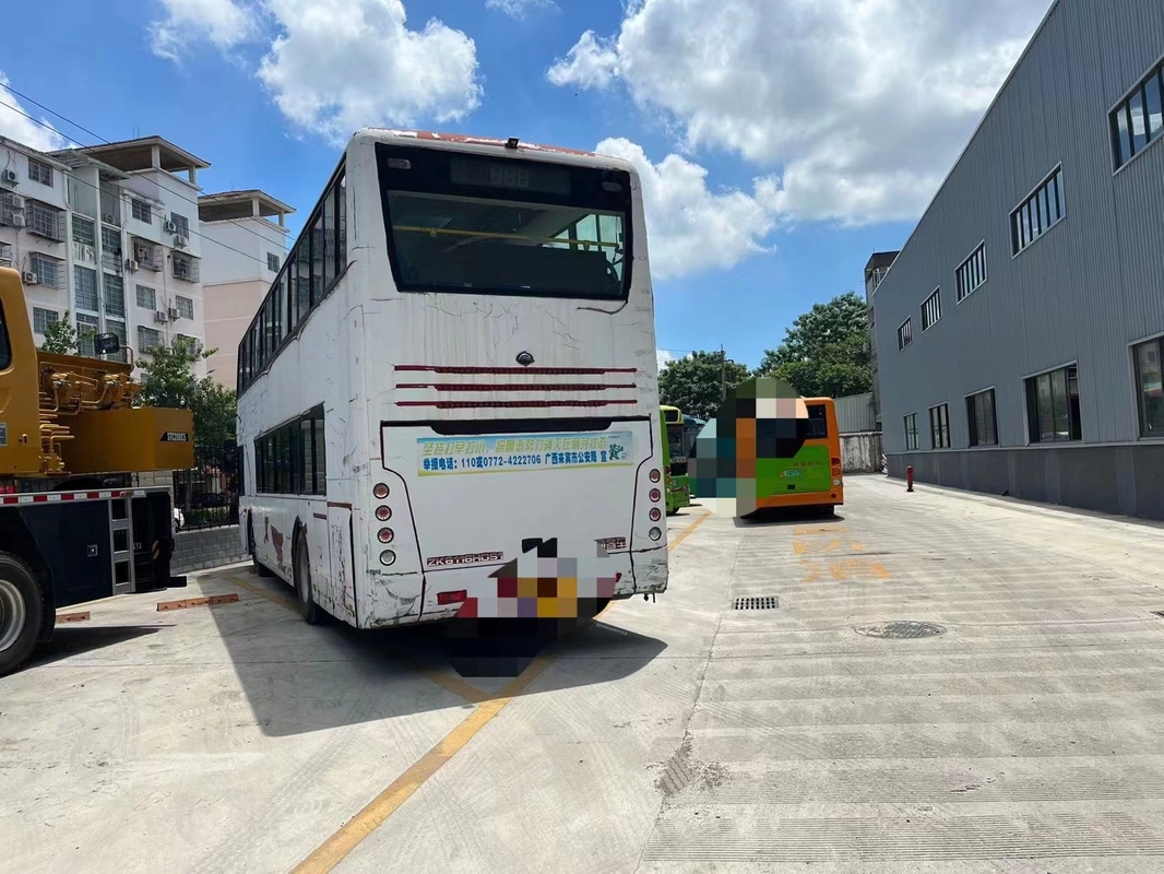 Zk6116HG تستخدم حافلة السفر Yutong 86/78 شخصًا مستعملًا بحافلة المدينة ذات الطابقين